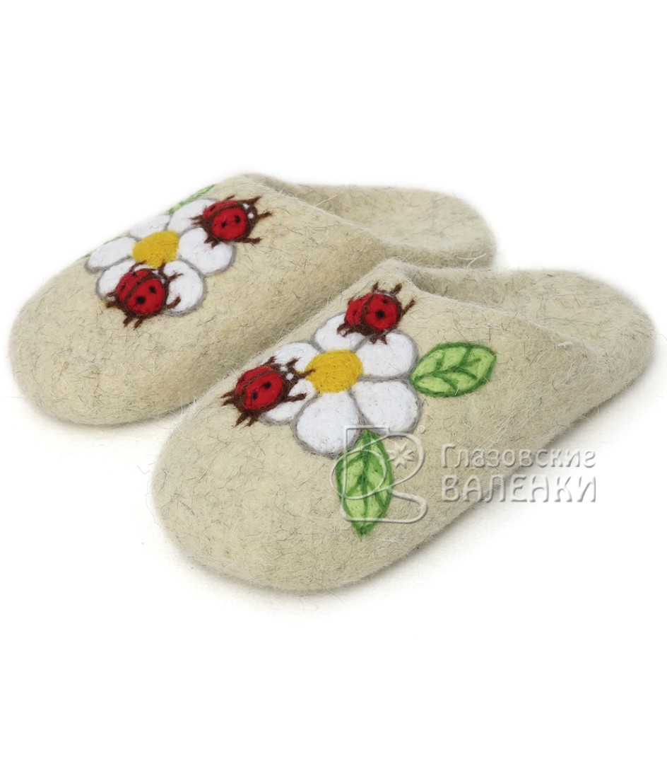 F03 Божьи коровки и ромашка