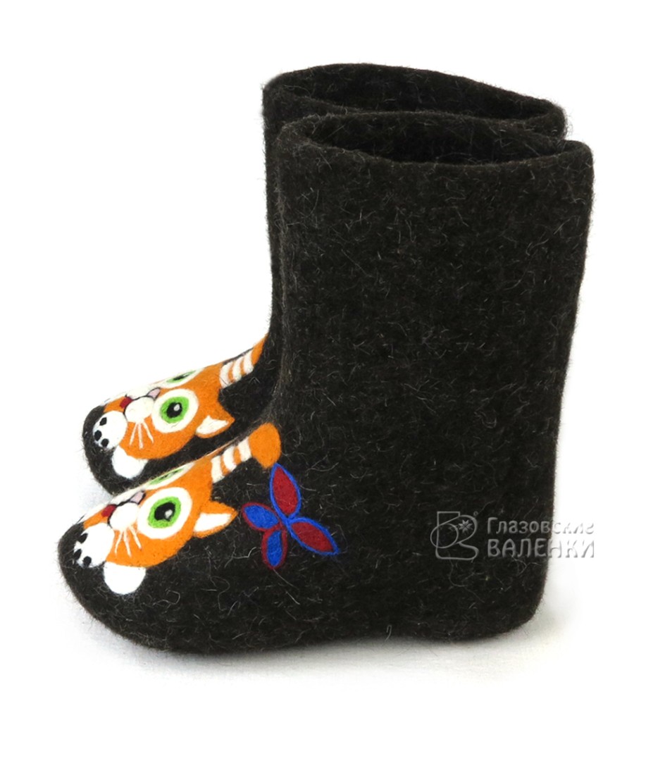 F75 Круглый котик рыжий